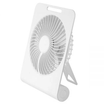 Mini Ventilator Portabil de Birou cu Baterie 1200mAh – USB Type-C, 3 Trepte, Alb – Ideal pentru Birou și Călătorii Mini Ventilator Portabil de Birou cu Baterie 1200mAh – USB Type-C, 3 Trepte, Alb – Ideal pentru Birou și Călătorii