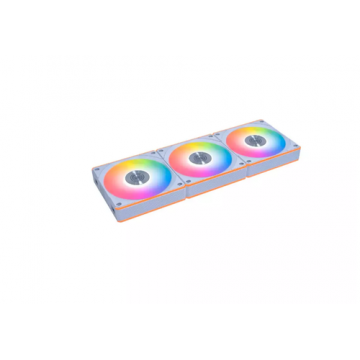 Set ventilatoare Lian Li UNI FAN, 120mm, iluminare RGB, 3 bucati (Alb) Set ventilatoare Lian Li UNI FAN, 120mm, iluminare RGB, 3 bucati (Alb)