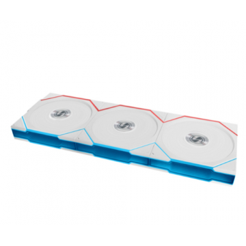 Set ventilatoare Lian Li UNI FAN TL, iluminare aRGB, PWM, Reverse Blade, 120mm, 3 bucati (Alb) Set ventilatoare Lian Li UNI FAN TL, iluminare aRGB, PWM, Reverse Blade, 120mm, 3 bucati (Alb)