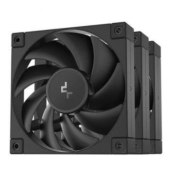 Set ventilator Deepcool FD12, 3 x 120 mm (Negru) Set ventilator Deepcool FD12, 3 x 120 mm (Negru)