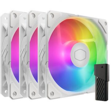 Ventilator 3-in-1 SickleFlow Edge 120 ARGB Alb Ventilator 3-in-1 SickleFlow Edge 120 ARGB Alb