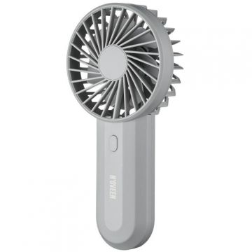Ventilator Portabil F220 Reincarcabil USB Gri Ventilator Portabil F220 Reincarcabil USB Gri